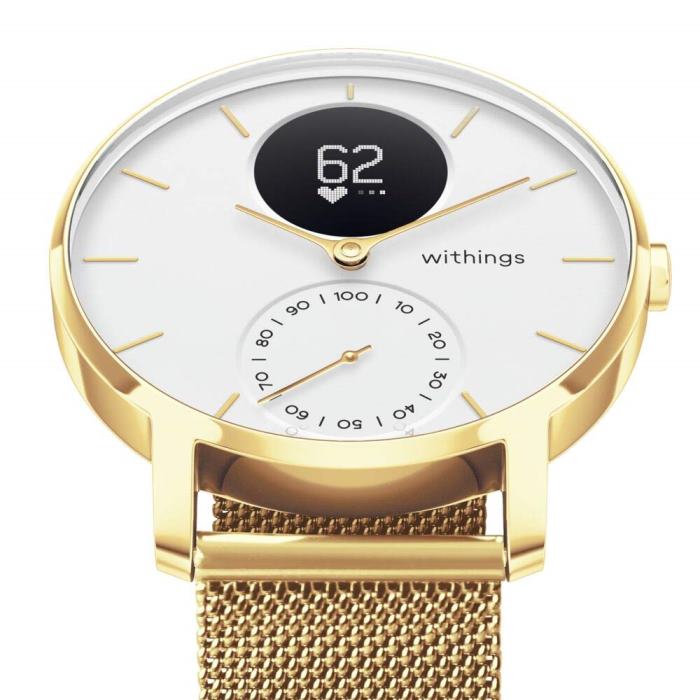 Withings Steel HR 36mm White Champagne Gold